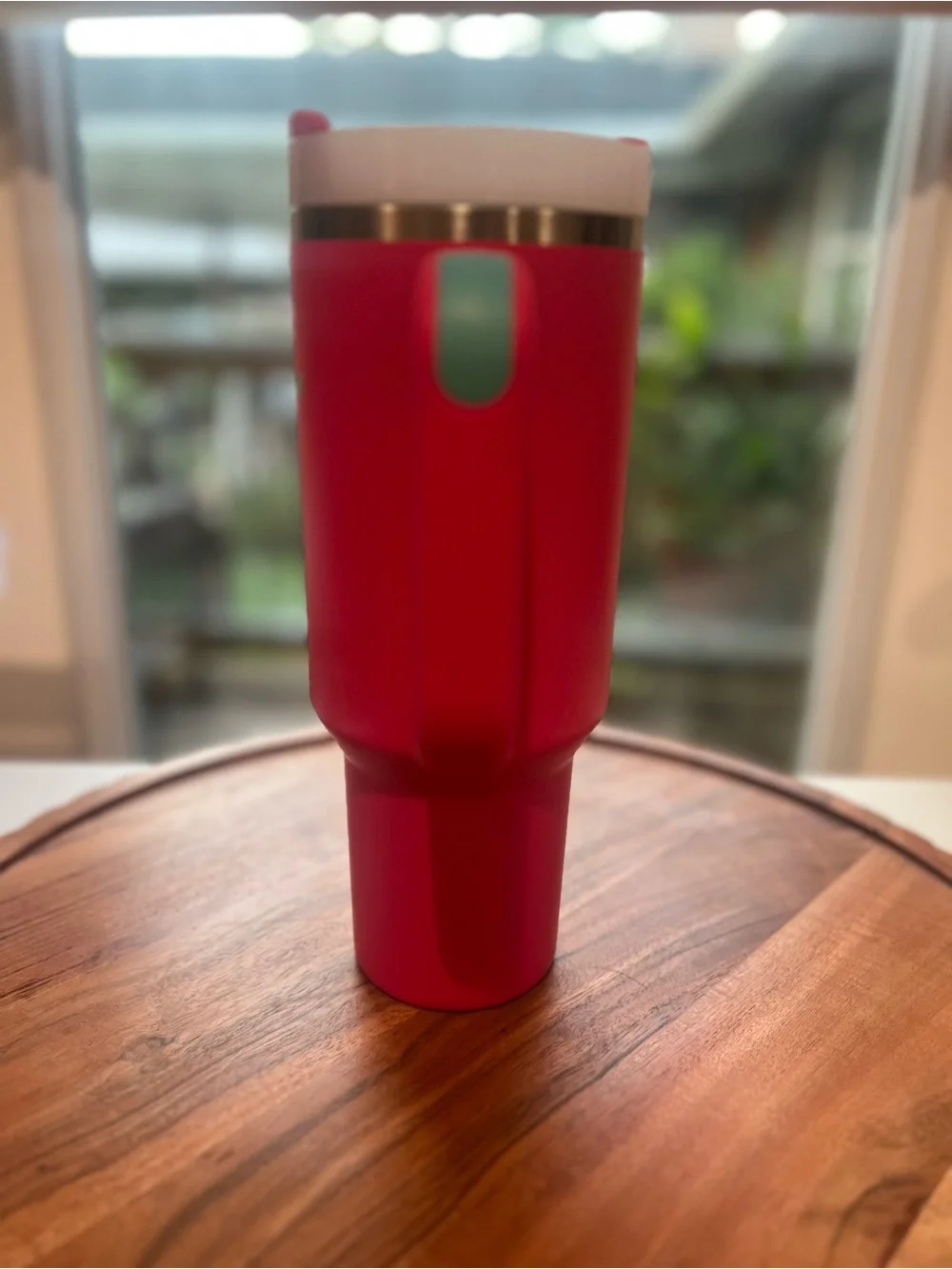 Stanley Pink Insulated Travel Mug with Handle and Snap Lid